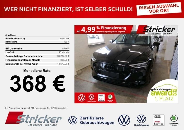Audi e-tron 63.057 km 30.949 &euro; Horn-Bad Meinberg 32805
