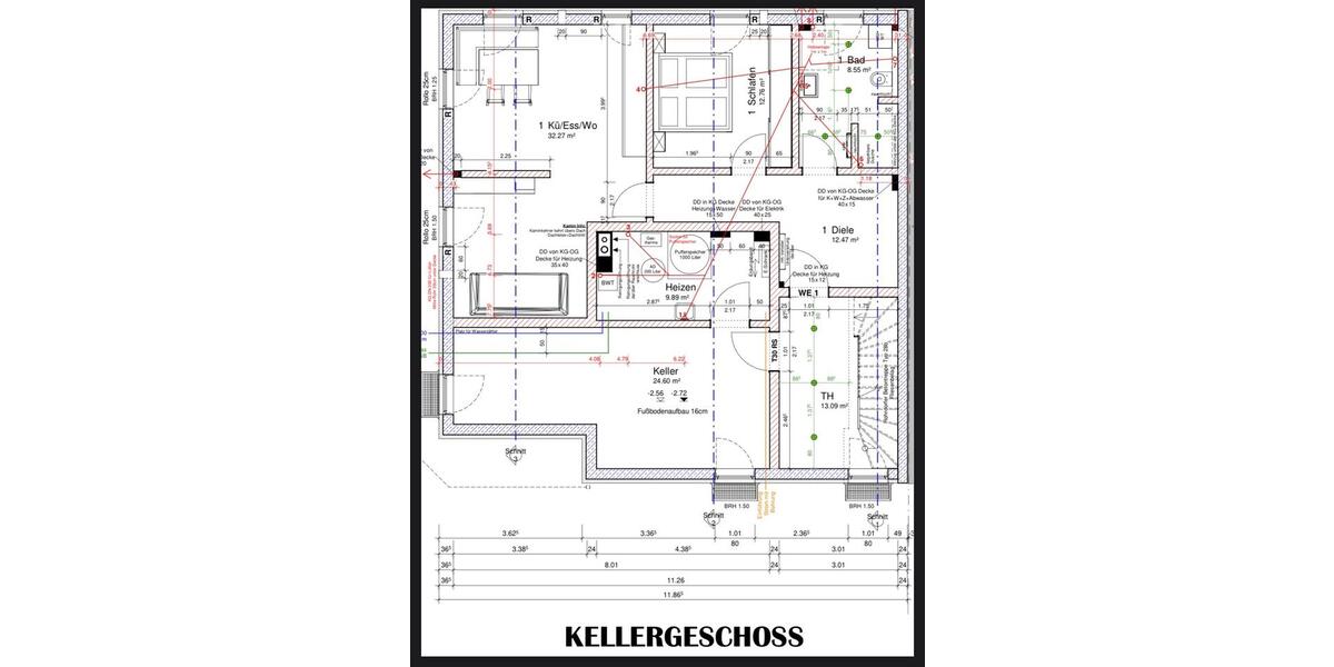 1,53,5 Zimmerwohnung in ruhiger, zentraler Lage in Geisenhausen 3 zimmer