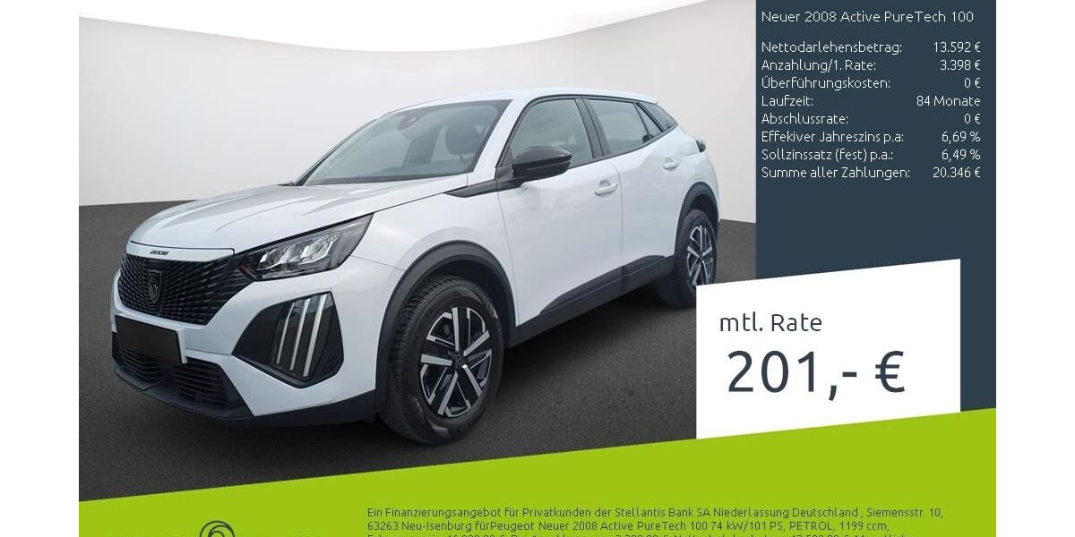 Peugeot 2008 45.023 km 16.990 &euro; Ahaus 48683