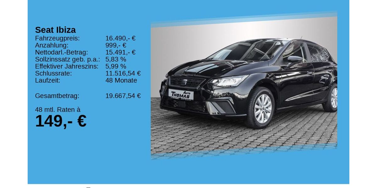 Seat Ibiza 31.090 km 16.490 &euro; Bonn 53227