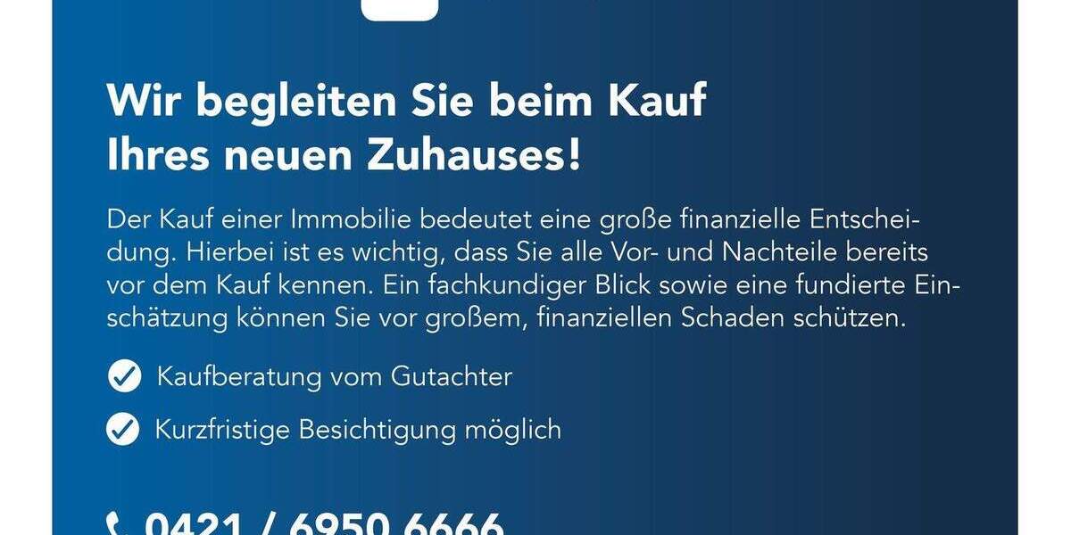 Etagenwohnung Bremen Kirchhuchting - 3 Zimmer, 84 m&sup2;, 209.000&euro; | Angebot:25563377