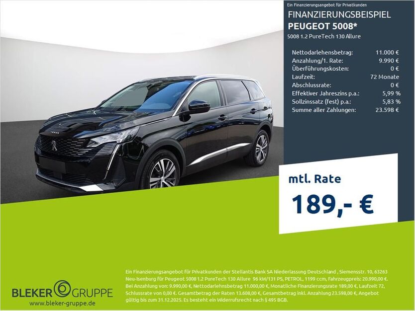 Peugeot 5008 64.312 km 20.990 € Borken 46325