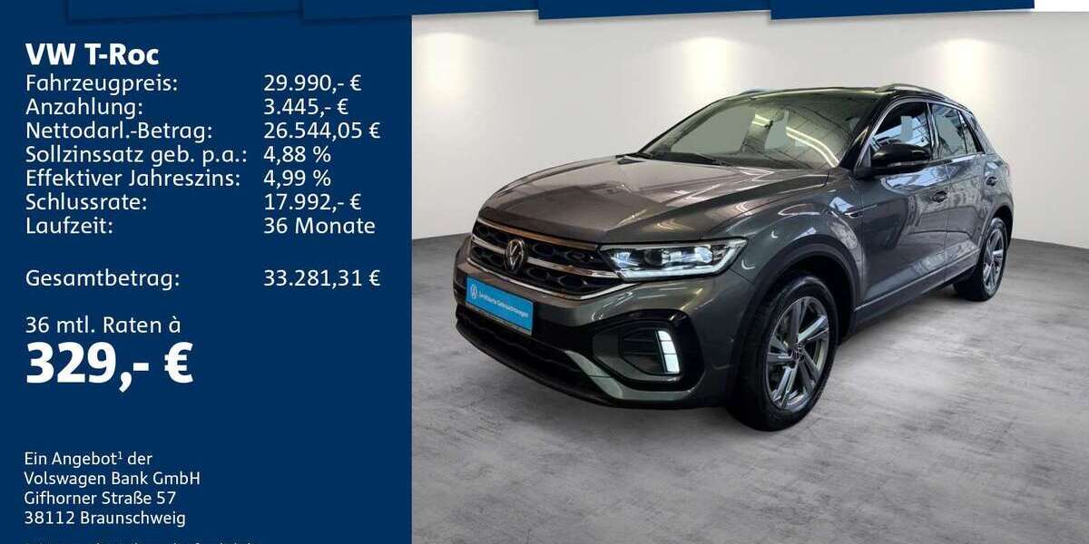VW T-Roc 20.534 km 29.990 &euro; Mosbach 74821