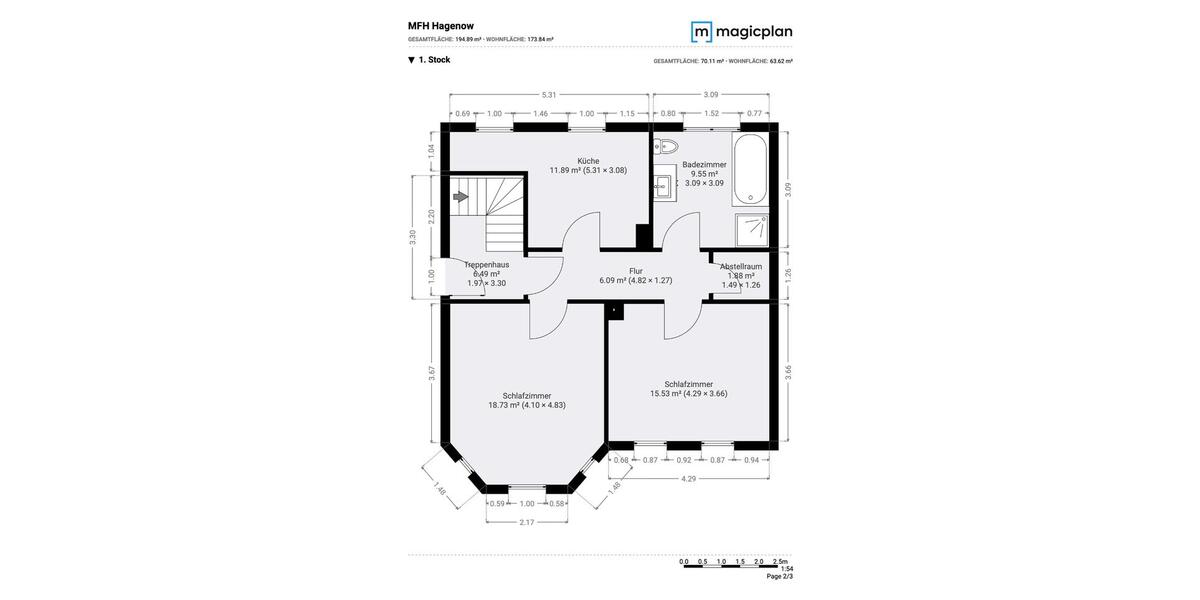Mehrfamilienhaus, Wohnhaus Hagenow - 6 Zimmer, 175 m&sup2;, 280.000&euro; | Angebot:27144430