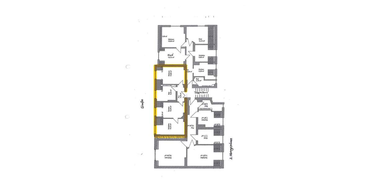 Zimmer Halle (Saale) Damaschkestraße - 2 Zimmer, 55 m&sup2;, 460&euro; | Angebot:26306160