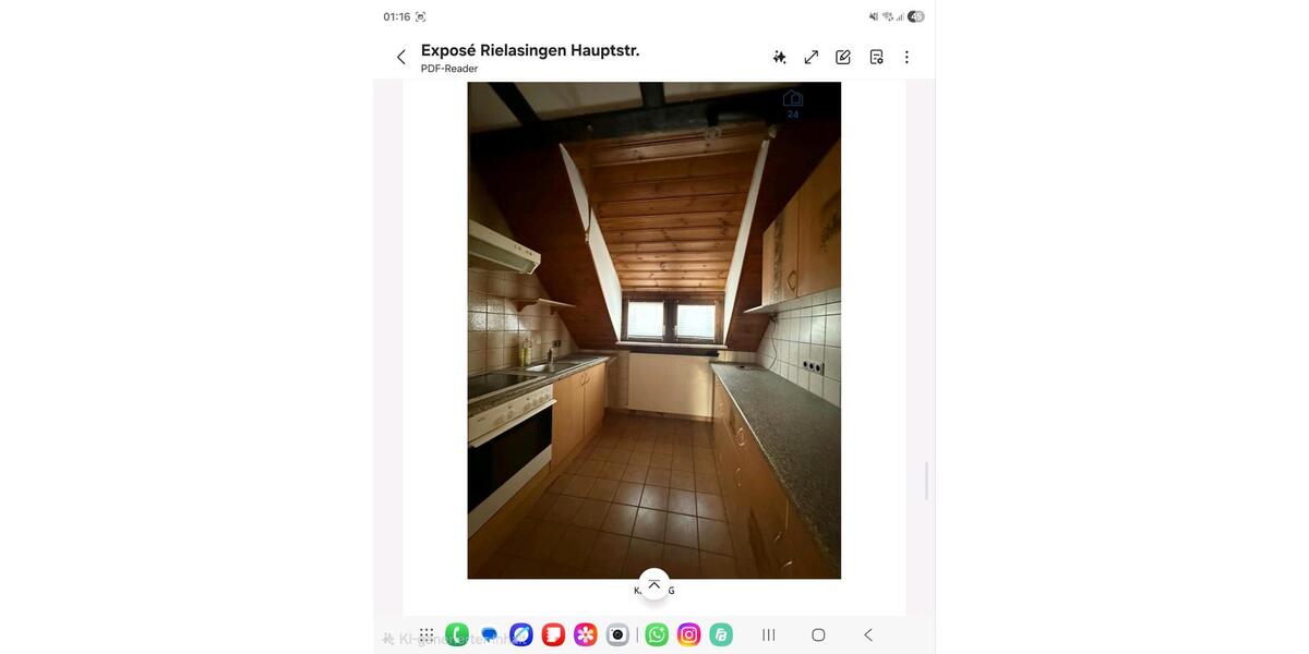 Etagenwohnung Rielasingen-Worblingen Worblingen - 4 Zimmer, 80 m&sup2;, 1.250&euro; | Angebot:26400993