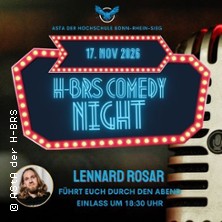 H-BRS Comedy Night 17.11.2026 Hochschule Bonn-Rhein-Sieg