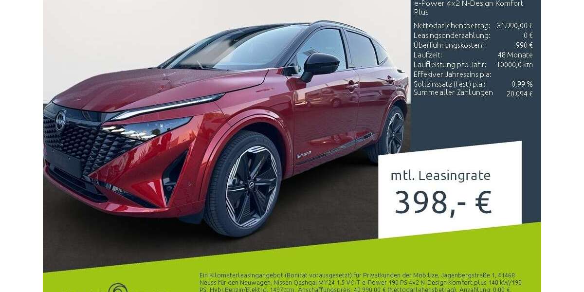 Nissan Qashqai 15.000 km 29.880 &euro; Münster 48163