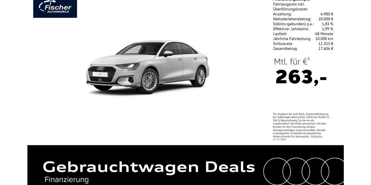 Audi A3 60.800 km 24.980 &euro; Neumarkt 92318
