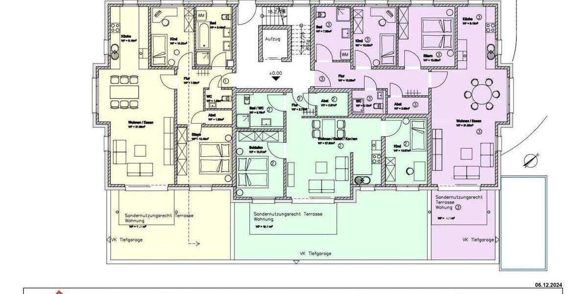Etagenwohnung Unterlauchringen - 3 Zimmer, 95 m&sup2;, 422.750&euro; | Angebot:25696630