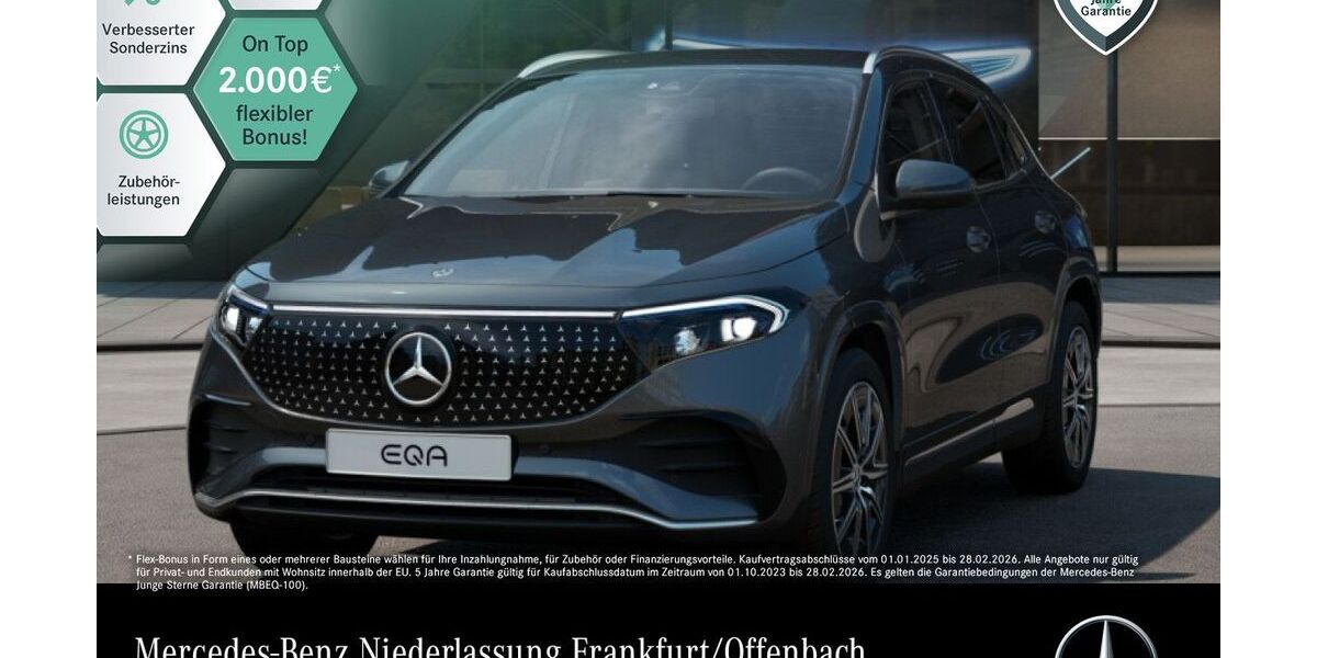 Mercedes-Benz EQA 19.275 km 38.890 &euro; Frankfurt 60599