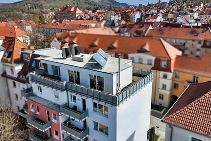 Penthouse-Wohnung im Dachgeschoss mit spektakulärem Panoramablick über die Dächer von Jena