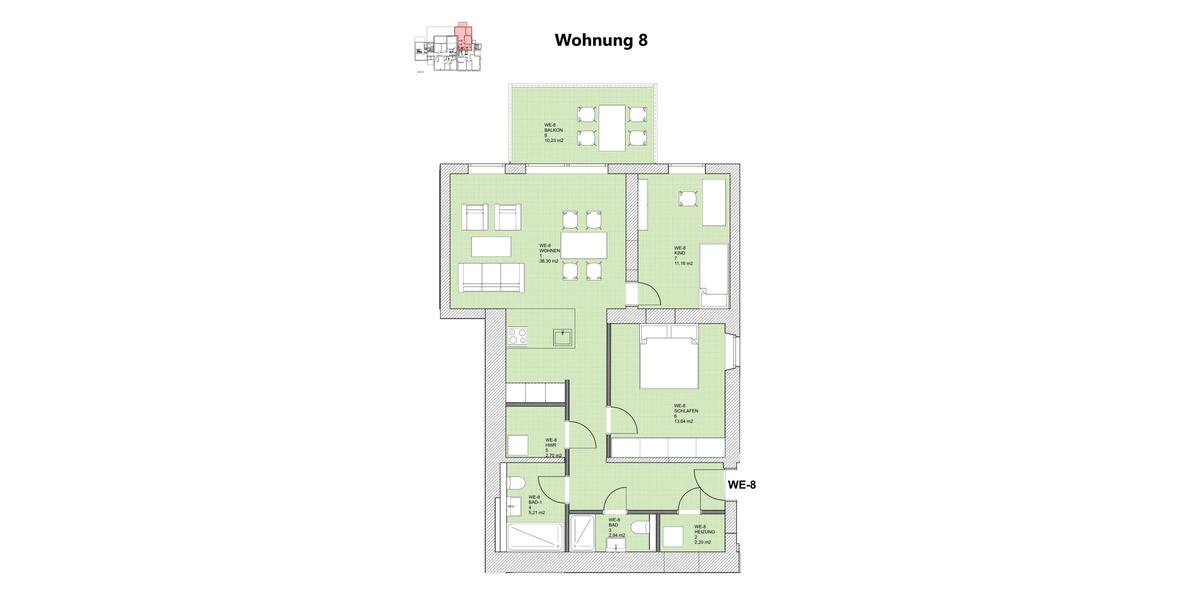 Sanierte Eigentumswohnungen mit moderner Heiztechnik KFW Darlehen +Tilgungszuschuss 24.000 EUR - Etagenwohnung Schweich | Angebot:25543391