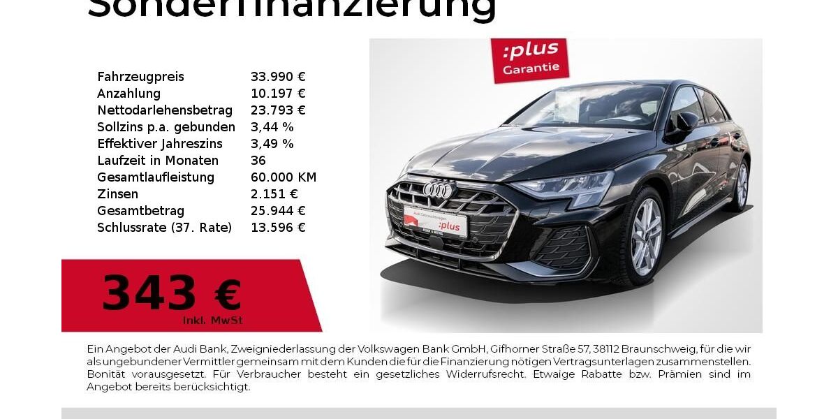 Audi A3 16.457 km 33.990 &euro; Bernburg 06406