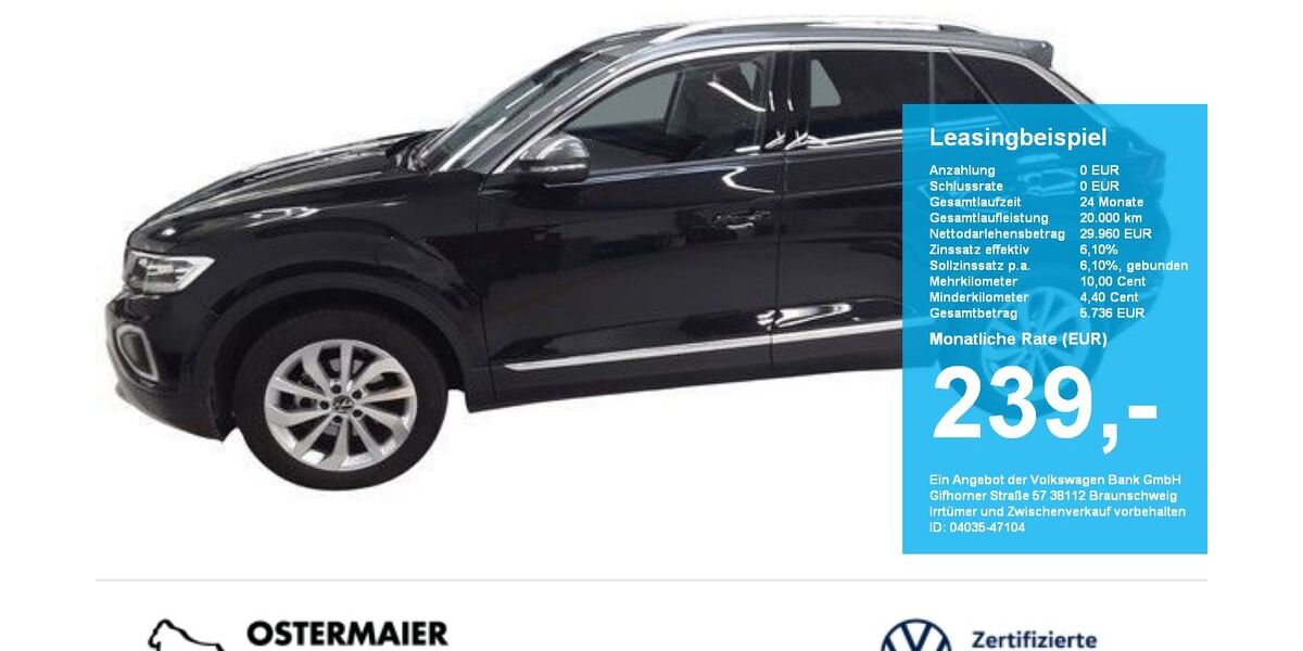 VW T-Roc 11.750 km 29.960 &euro; Vilsbiburg 84137
