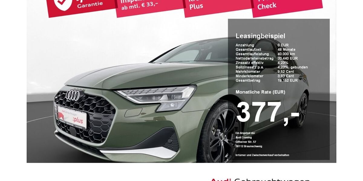 Audi A3 4.508 km 31.970 &euro; Plattling 94447