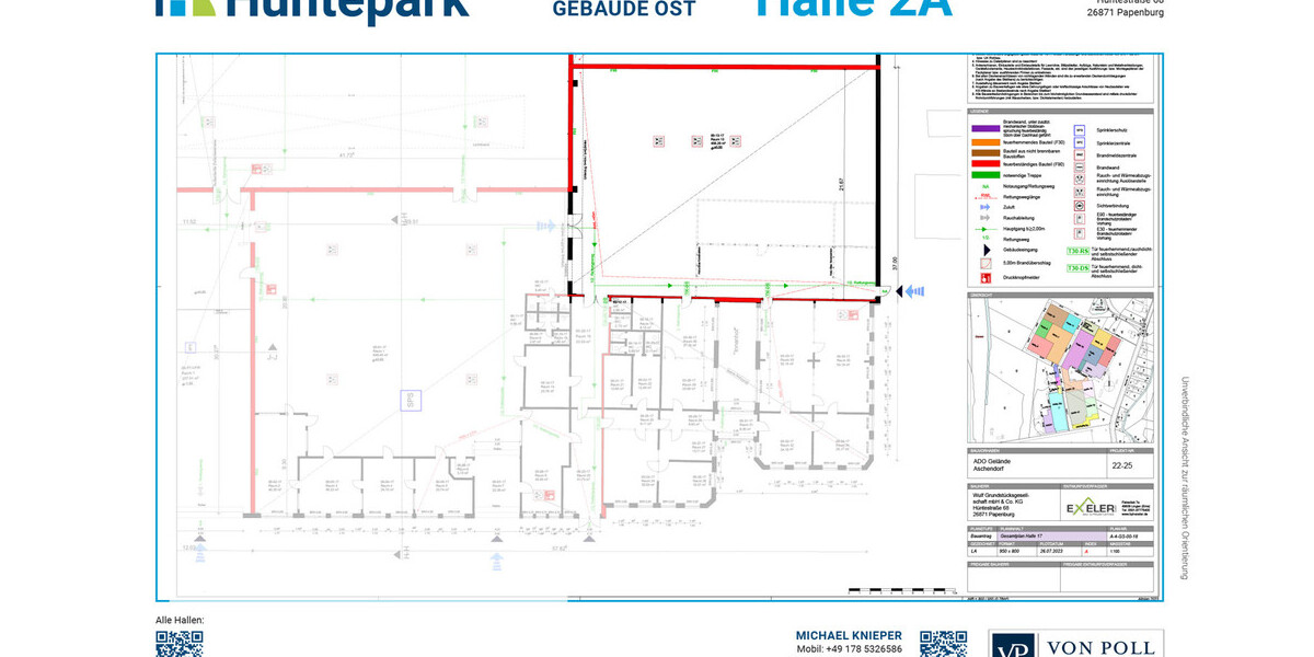 Hüntepark Halle 2A Ost: ca. 458 m² 4,9 m UKB LagerIndustrieGewerbe zimmer