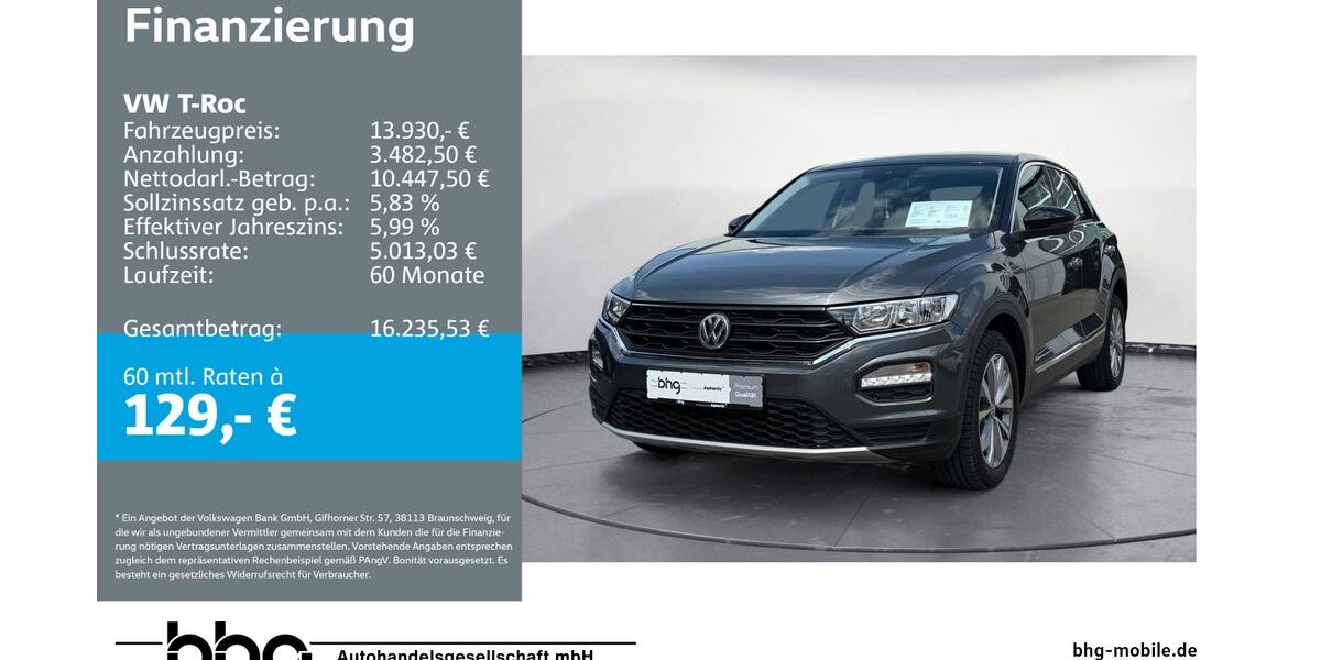 VW T-Roc 112.747 km 13.930 &euro; Metzingen 72555
