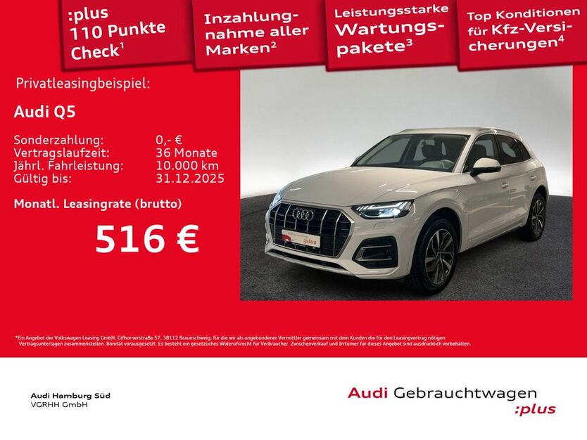 Audi Q5 6.072 km 49.220 € Hamburg 20537