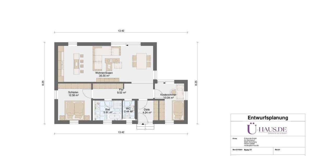 Bungalow Marktredwitz Hammerberg - 3 Zimmer, 80 m&sup2;, 250.000&euro; | Angebot:25895613