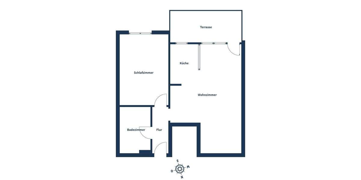 Etagenwohnung Wiesbaden Schierstein - 2 Zimmer, 58 m&sup2;, 290.000&euro; | Angebot:24991625