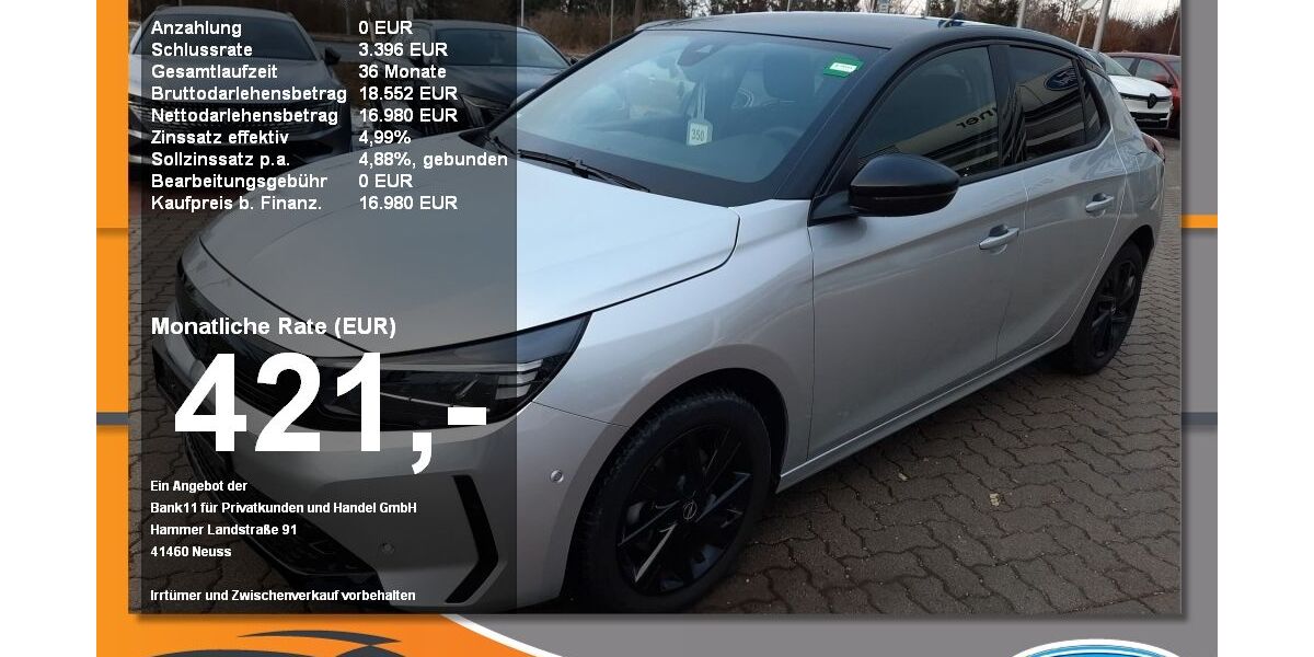 Opel Corsa 22.150 km 16.980 &euro; Neustadt / Donau 93333