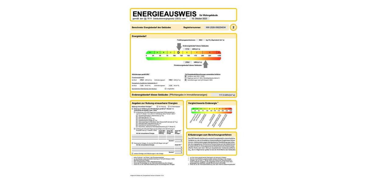 Etagenwohnung Halle (Westf.) Halle - 2 Zimmer, 55 m&sup2;, 650&euro; | Angebot:26867514
