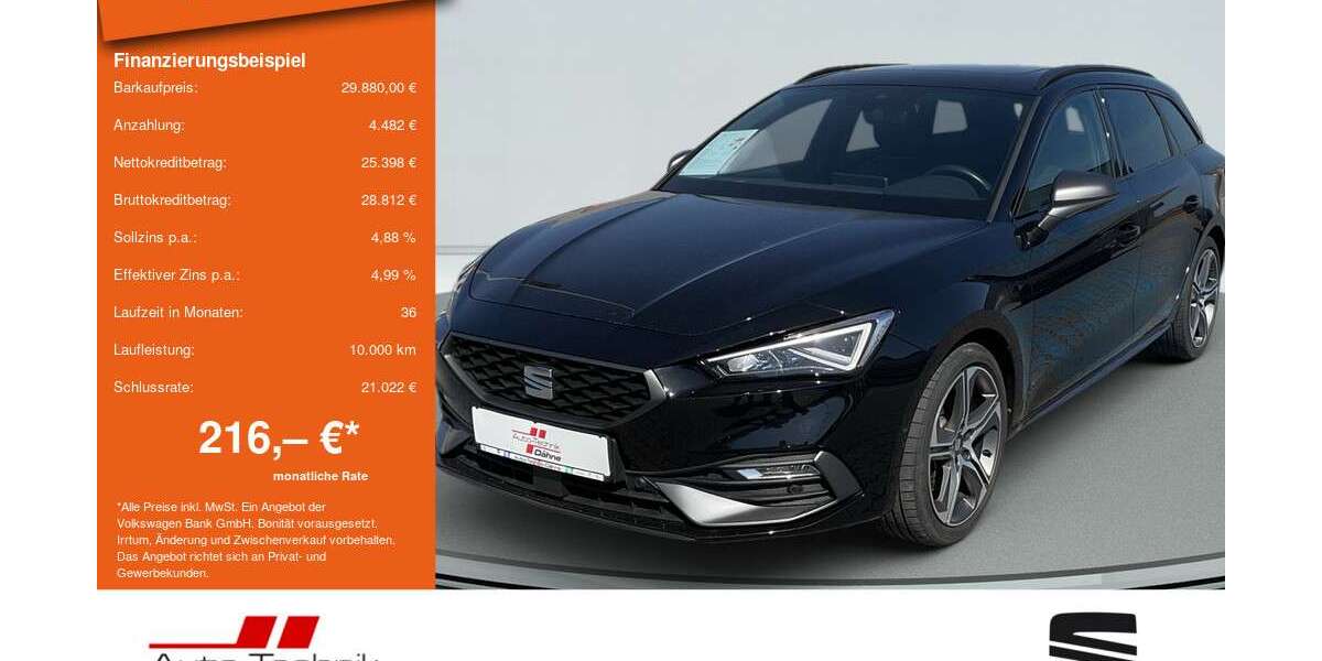 Seat Leon 26.860 km 29.880 &euro; Wittenberge 19322