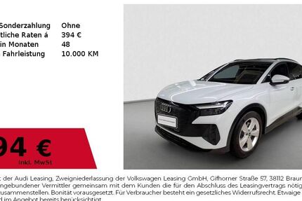 Audi Q4 e-tron 9.350 km 42.895 &euro; Erlangen 91058