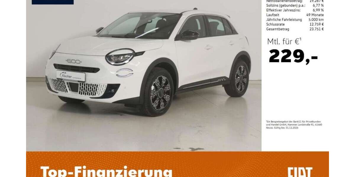 Fiat 600 6.412 km 20.480 &euro; Pilsach 92367
