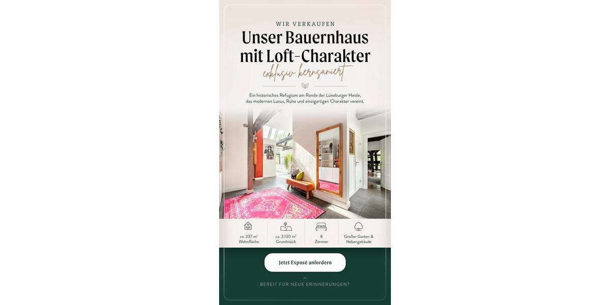 Bauernhaus, Landhaus Neuenkirchen - 8 Zimmer, 337 m&sup2;, 799.000&euro; | Angebot:26913095