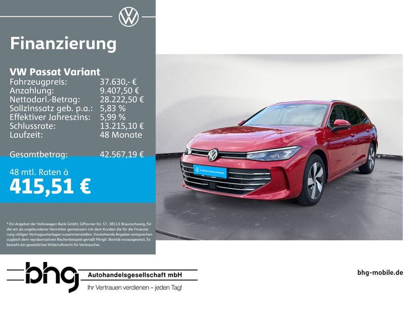 VW Passat Variant 9.843 km 37.630 € Balingen 72336