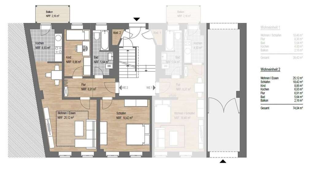 Leipzig, Anger-Crottendorf - Altbauflair trifft Natur – 3-Zi-Whg mit Balkon und grünem Hofblick 3 zimmer