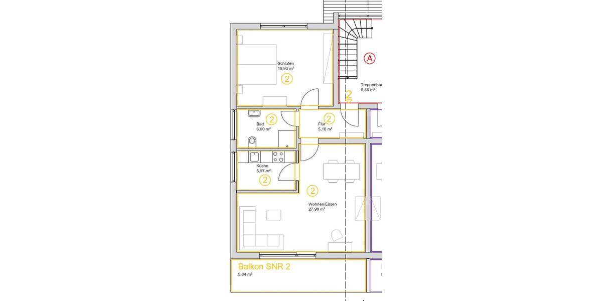 Etagenwohnung Lahntal - 2 Zimmer, 70 m&sup2;, 195.000&euro; | Angebot:26671676