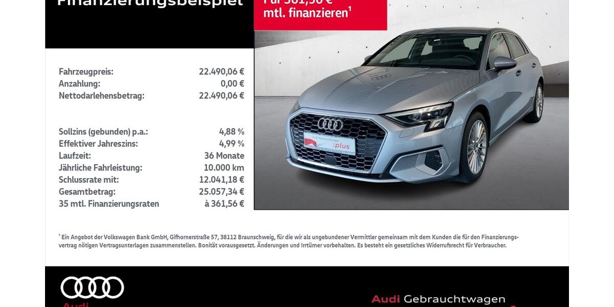 Audi A3 69.132 km 22.490 &euro; Rostock 18059