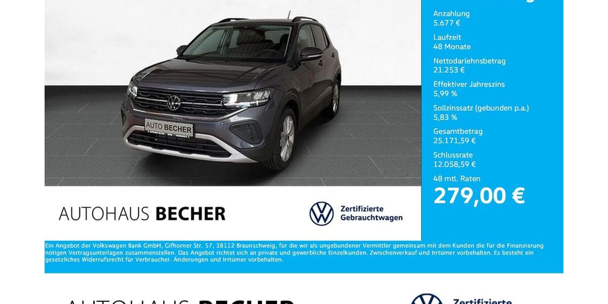 VW T-Cross 7.500 km 26.930 &euro; Wesel 46485