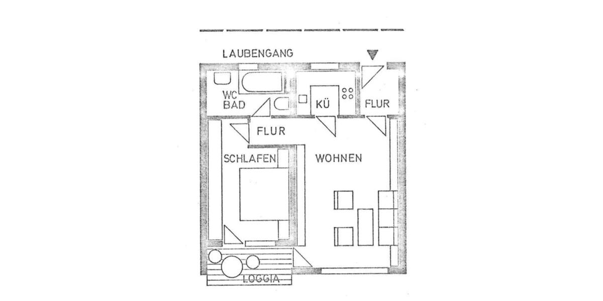 Etagenwohnung Plochingen - 2 Zimmer, 52 m&sup2;, 239.000&euro; | Angebot:26987248