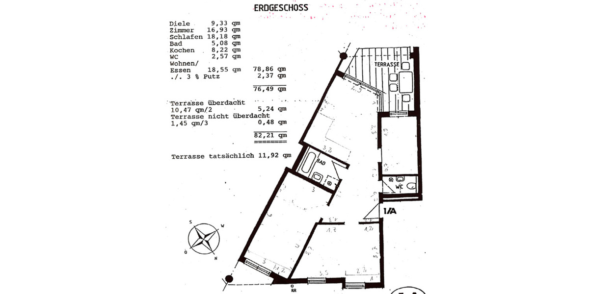 Erdgeschoßwohnung Ulm Donautal - 3 Zimmer, 82 m&sup2;, 1.060&euro; | Angebot:25418047