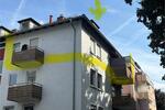 3-Zimmer-Wohnung mit 4. Zimmer im DG, 2 Balkone & Garage