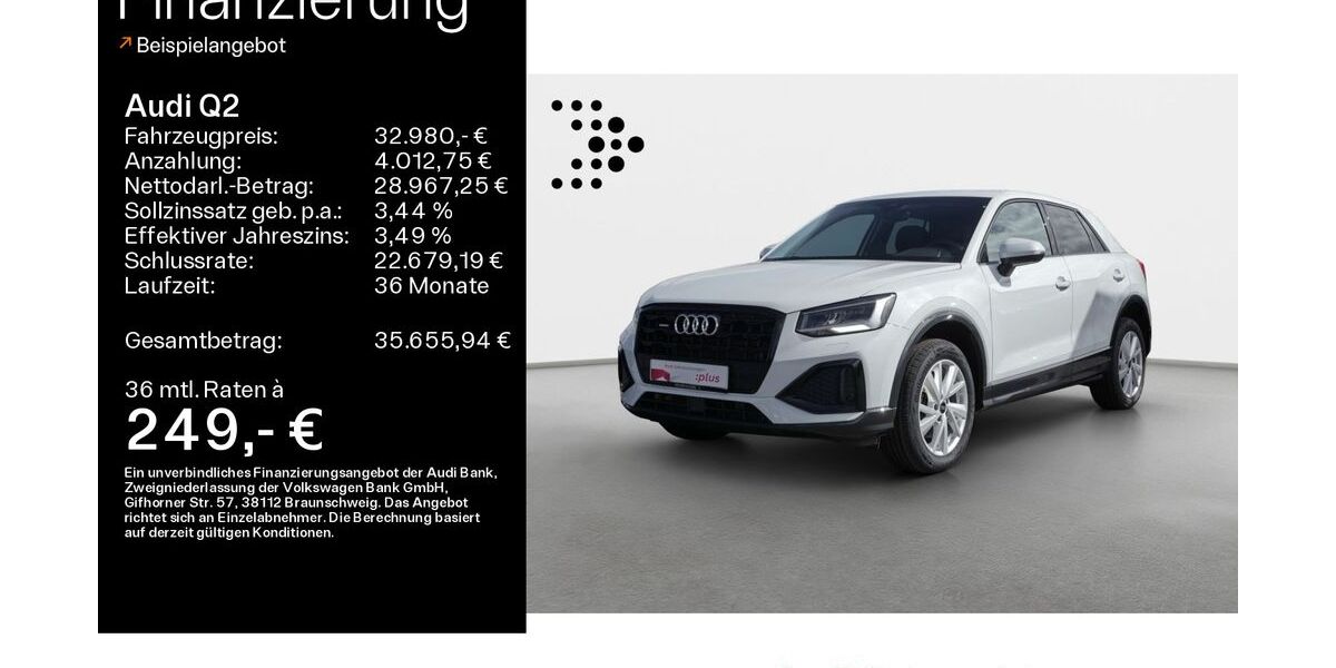 Audi Q2 28.903 km 32.980 &euro; Haßfurt 97437