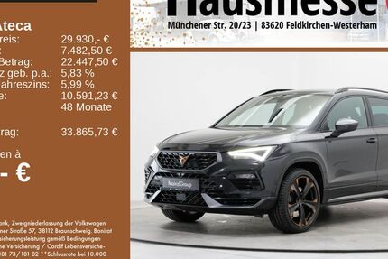 Cupra Ateca 73.861 km 29.930 &euro; Feldkirchen/Westerham 83620