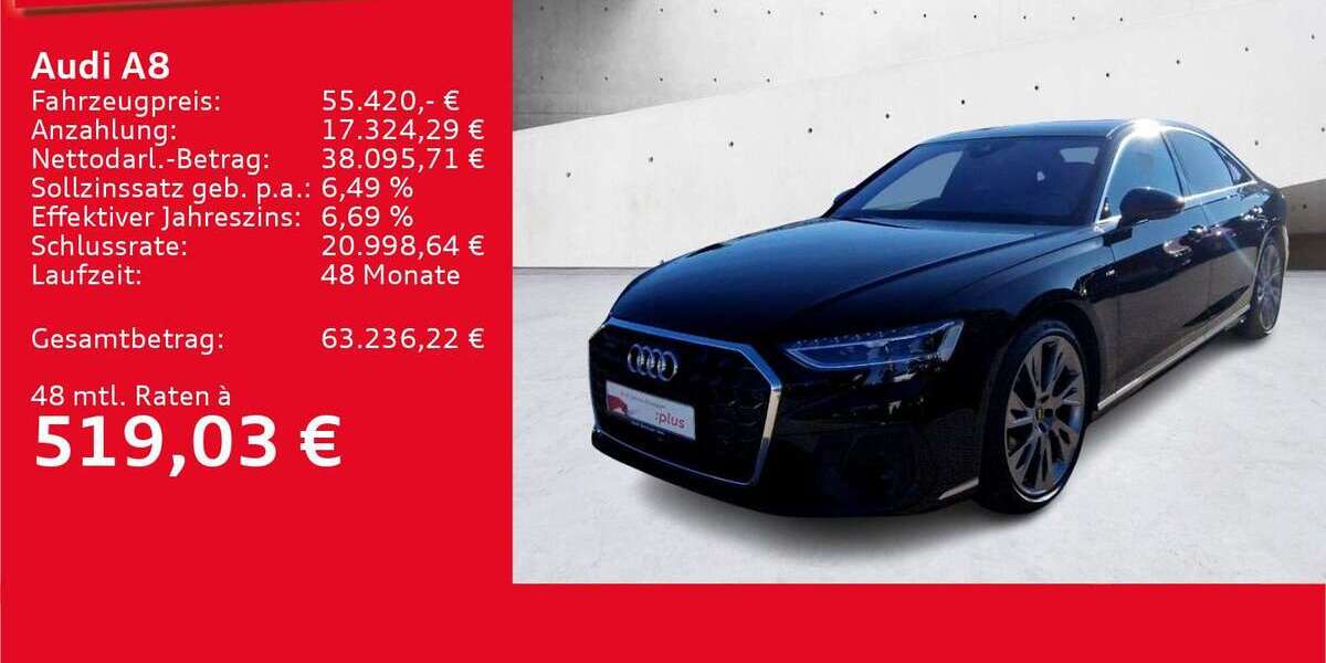 Audi A8 67.283 km 55.420 &euro; Ulm 89073