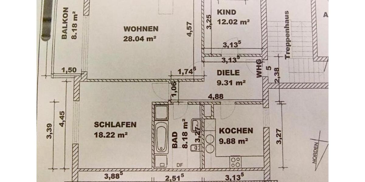 Dachgeschoßwohnung Bad Harzburg - 3 Zimmer, 88 m&sup2;, 795&euro; | Angebot:26593225