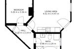 Etagenwohnung Grainet - 2 Zimmer, 45 m&sup2;, 450&euro; | Angebot:26131675
