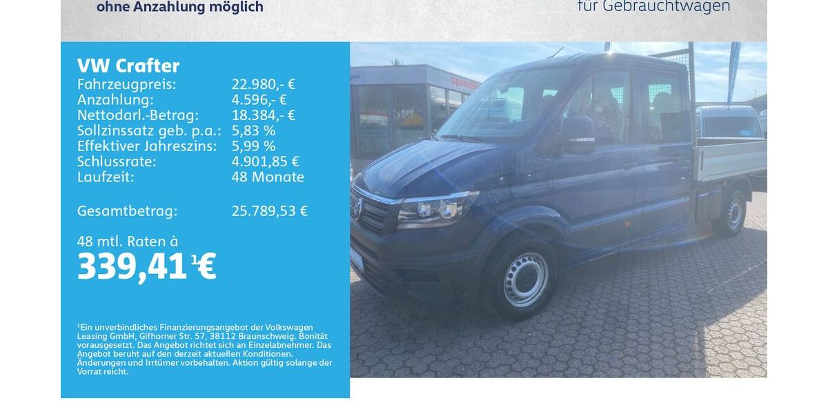 VW Crafter 103.500 km 20.980 &euro; Würzburg 97076