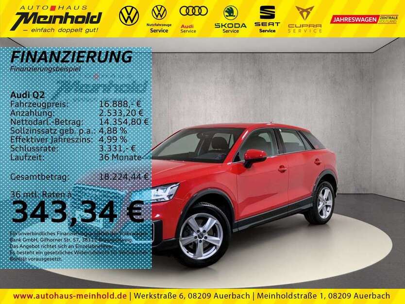 Audi Q2 54.850 km 16.888 € Auerbach/Rebesgrün 08209