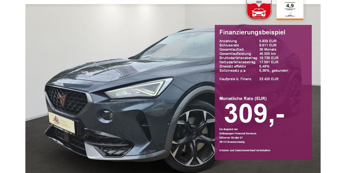 Cupra Formentor 65.800 km 23.420 &euro; Albbruck 79774