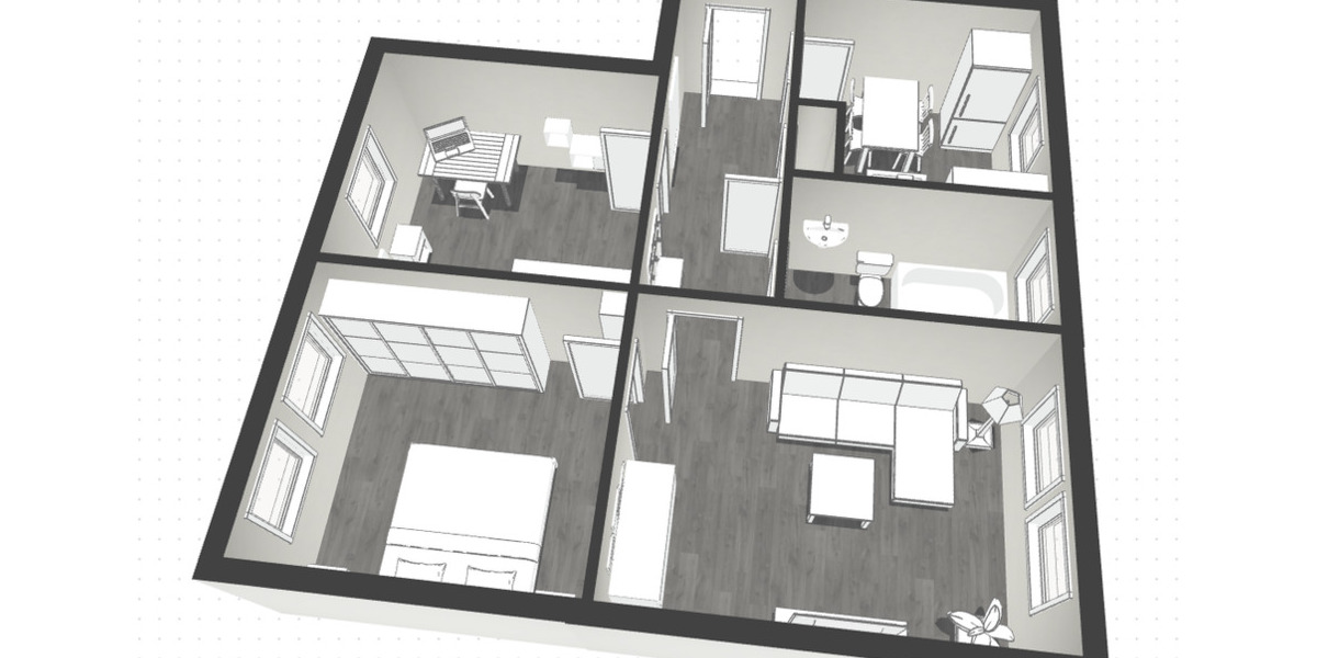 Etagenwohnung Thermalbad Wiesenbad - 3 Zimmer, 64 m&sup2;, 370&euro; | Angebot:26382757