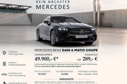 Mercedes-Benz E 450 45.800 km 49.900 &euro; Ebersbach an der Fils 73061