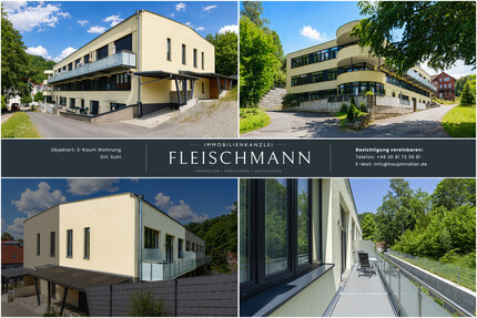 Rolli-gerecht mit Personenaufzug im 2. OG, sparsam, stadtnah - Wohnung Suhl | Angebot:27082701
